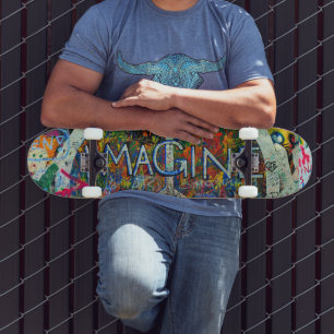 Hippy Wall Art Skateboard