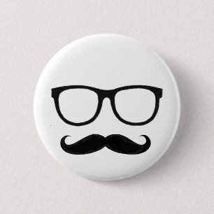 Hipster 6 Cm Round Badge