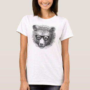 Hipster Bear T-Shirt