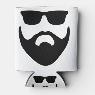 hipster beard and sunglasses can cooler