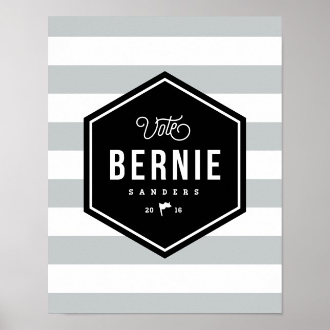 Hipster Bernie Poster (Front)