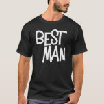 Hipster Best Man T-Shirt<br><div class="desc">Hipster Best Man - Outfit your entire wedding party in our Hipster Bridal Party T-Shirt collection. Perfect to wear to bridal showers,  wedding rehearsals,  bachelor and bachelorette parties and throughout the engagement.</div>