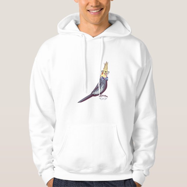 Hipster Bird Hoodie (without text) (Front)