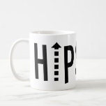 Hipster Black Modern Typography Mug<br><div class="desc">Modern mug featuring modern typography.</div>