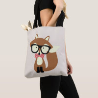 Hipster Bow Tie Brown Fox