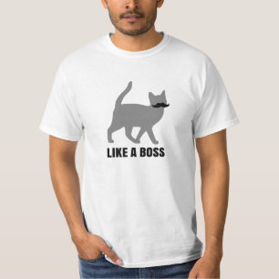 Hipster Cat like a boss T-Shirt