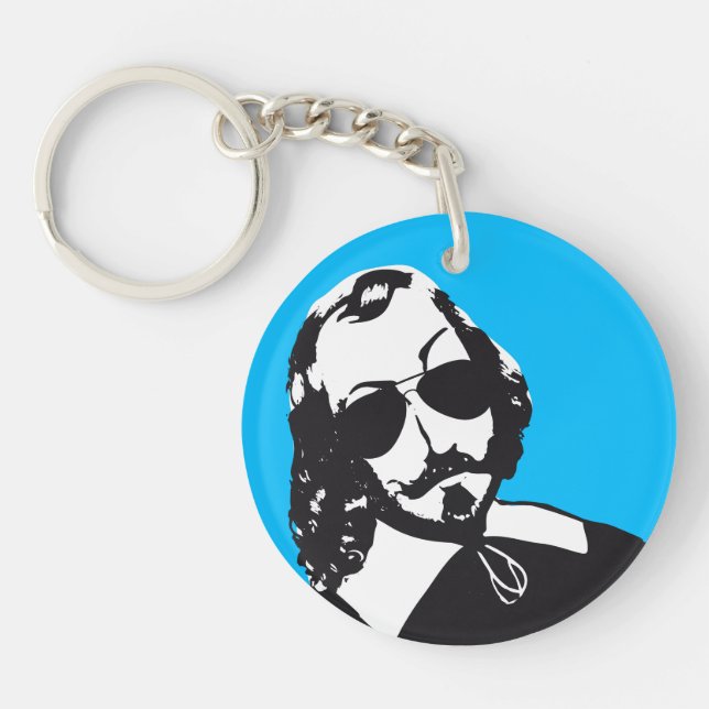 Hipster Champlain belles barniques - VOS COULEURS Key Ring (Front)