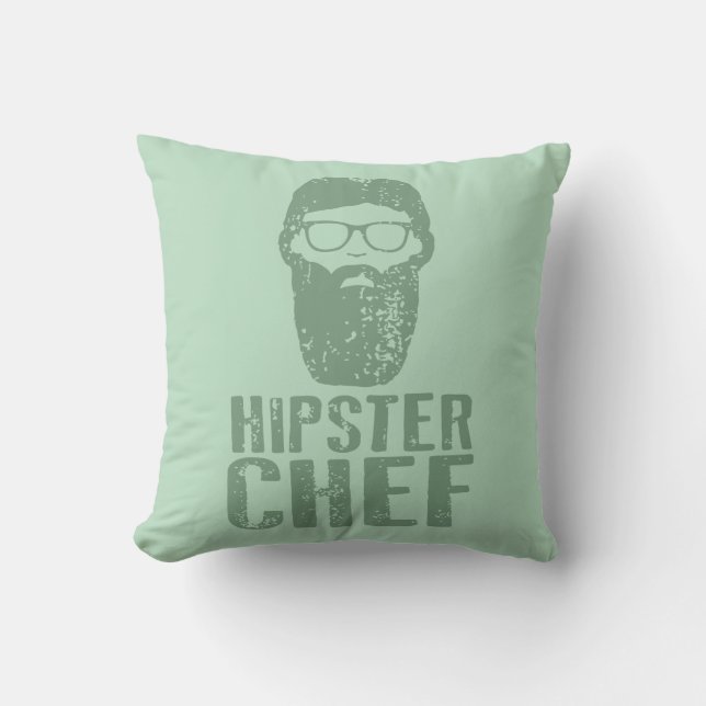 Hipster Chef Cushion (Front)
