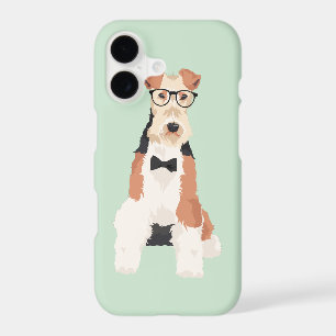 Hipster Cool Fox Terrier Wire Dog for Dog Lovers