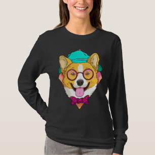 Hipster Corgi Dog Cute Corgi Ideas Men Women T-Shirt