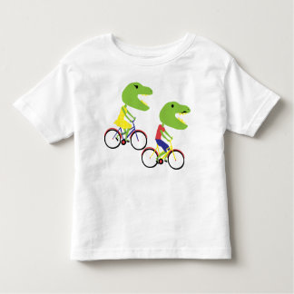 hipster dino kid tee