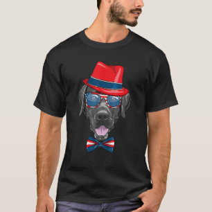 Hipster Dog Wearing Glasses Goofy Geek Dog 1 T-Shirt