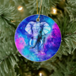 Hipster Elephant Nebula Space Ceramic Ornament<br><div class="desc">Hipster Elephant Nebula Space






elephants elephant animal space, 
blue henna universe pink , 
safari hippie drawing trend, 
 Girly art orient aztec, 
 unique girl romantic exotic, 
 thailand decoration stars folkloric , 
colourful indian texture tribal , 
tattoo nebula ornamental vintage, 
 illustration african ethnic ornament, 
elephant elephants animal space, </div>