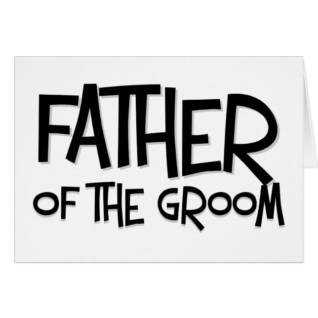 Hipster Father of the Groom (Front Horizontal)