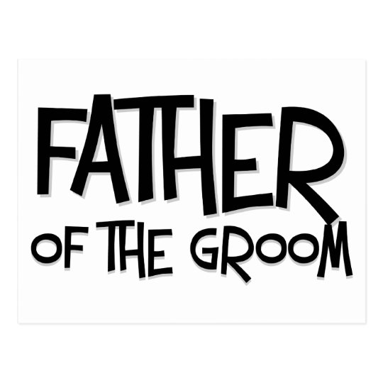 Hipster Father of the Groom Postcard