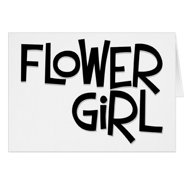 Hipster Flower Girl (Front Horizontal)