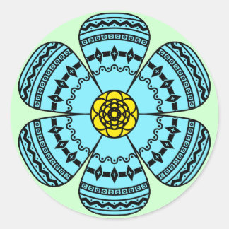 Hipster Flower Sticker