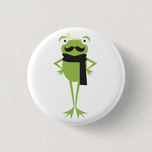 Hipster Frog 3 Cm Round Badge (Front)