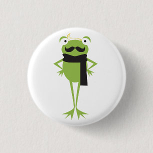 Hipster Frog 3 Cm Round Badge