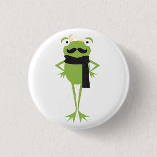 Hipster Frog 3 Cm Round Badge