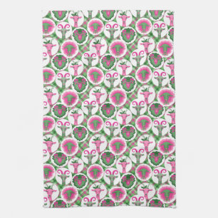 Hipster Goats by TotallyGoatally™ Tea Towel