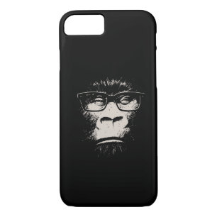 Hipster Gorilla With Glasses iPhone 8/7 Case