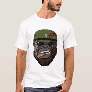 Hipster Gorilla With Glasses & Funny Monkey  T-Shirt