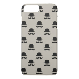 Hipster Hats and Moustaches iPhone 8 Plus/7 Plus Case