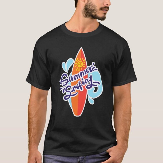 Hipster Hawaii Aloha Surfing Holiday Travel Hawaii T-Shirt (Front)