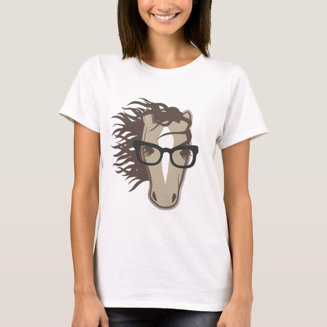 Hipster Horse T-Shirt (Front)