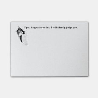 Hipster Kitty Will Judge You Post-it Notes