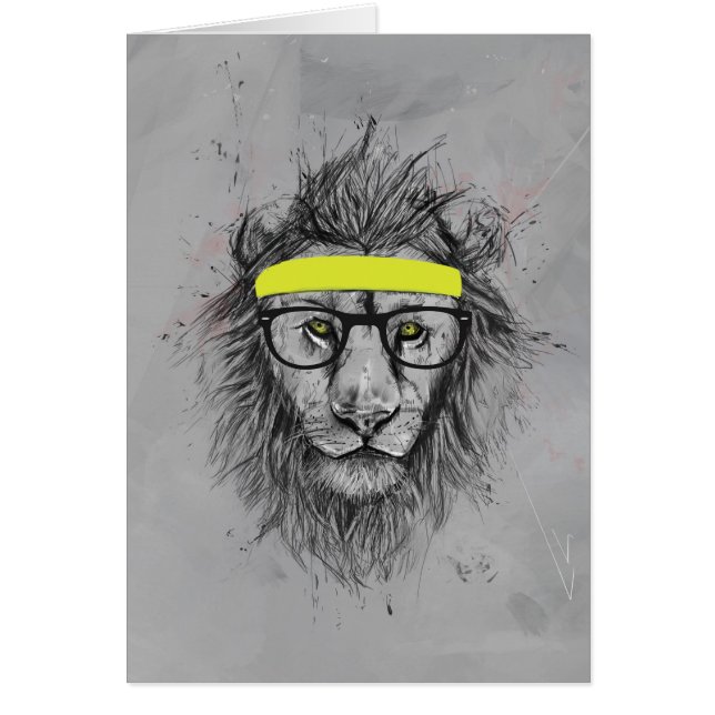 Hipster lion (Front)