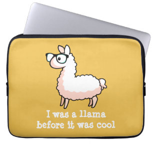 Hipster Llama Laptop Sleeve