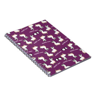 Hipster Llama Madness Notebook