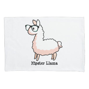 Hipster Llama Pillowcase