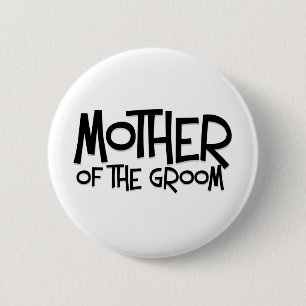 Hipster Mother of the Groom 6 Cm Round Badge