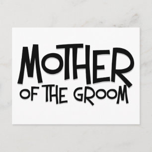 Hipster Mother of the Groom Postcard
