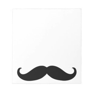 Hipster Moustache Notepad