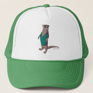 Hipster Otter Hat (without text)