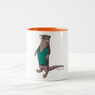 Hipster Otter Mug (without text)