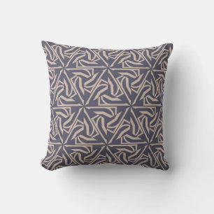 Hipster pattern with polygonal elements. Triangles Cushion