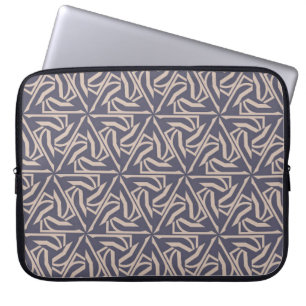 Hipster pattern with polygonal elements. Triangles Laptop Sleeve
