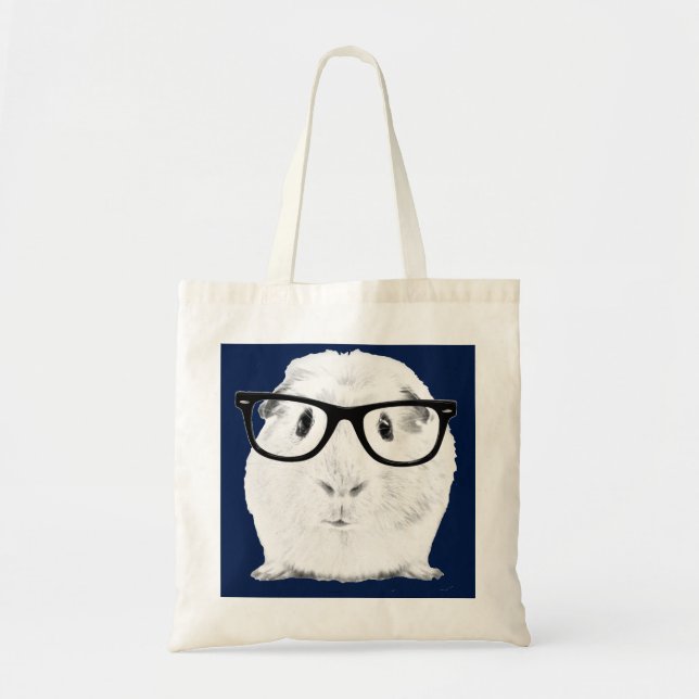 Hipster Pigster Tote Bag (Front)