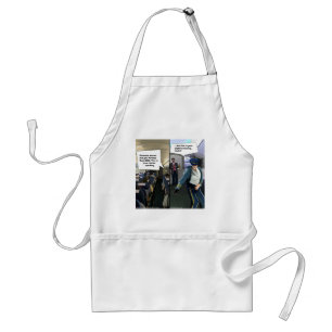 Hipster Pilot Funny Standard Apron
