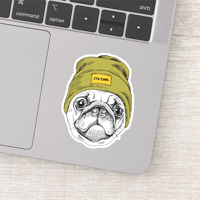 Hipster Pug | It's Cool (Detail)