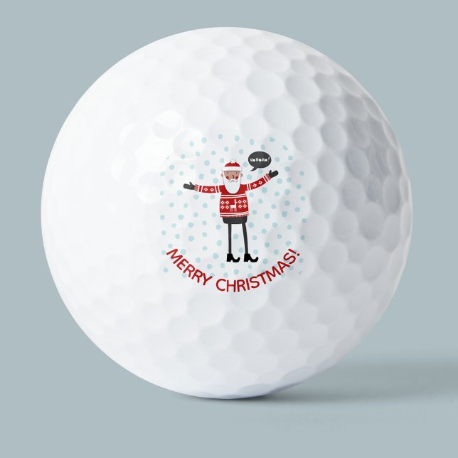 Hipster Santa Golf Balls (Creator Uploaded)