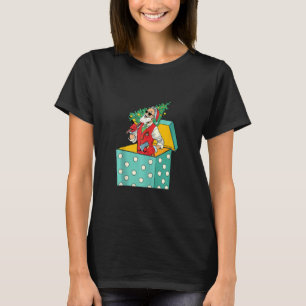 Hipster Santa Sunglasses Christmas Tree Cool Holid T-Shirt