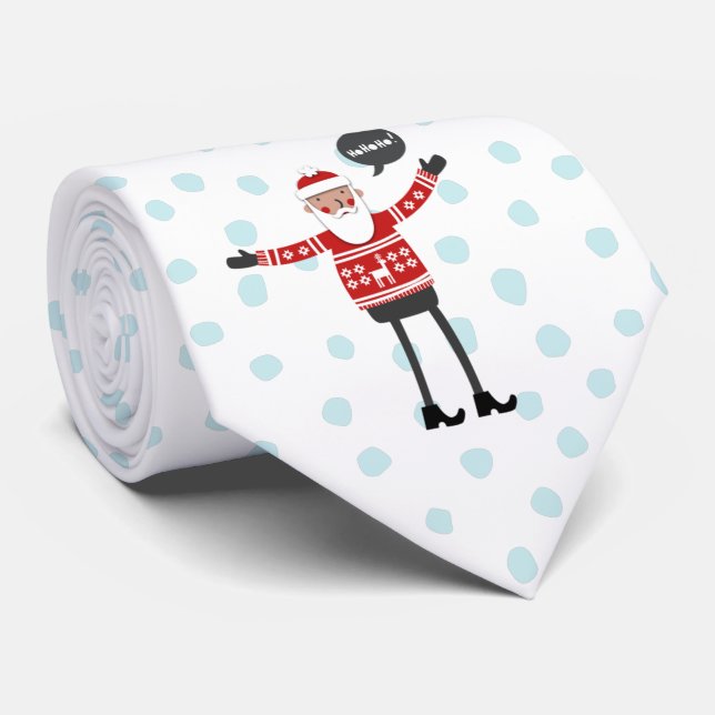 Hipster Santa Tie (Rolled)