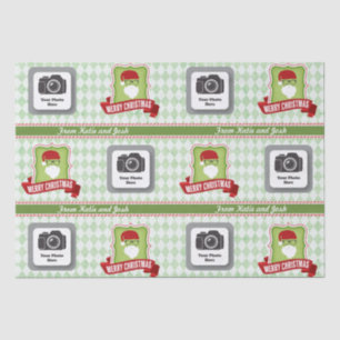 Hipster Santa Tissue Paper