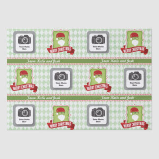 Hipster Santa Tissue Paper